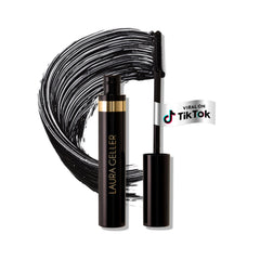 LAURA GELLER NEW YORK mascara front view showing sleek tube and bold branding