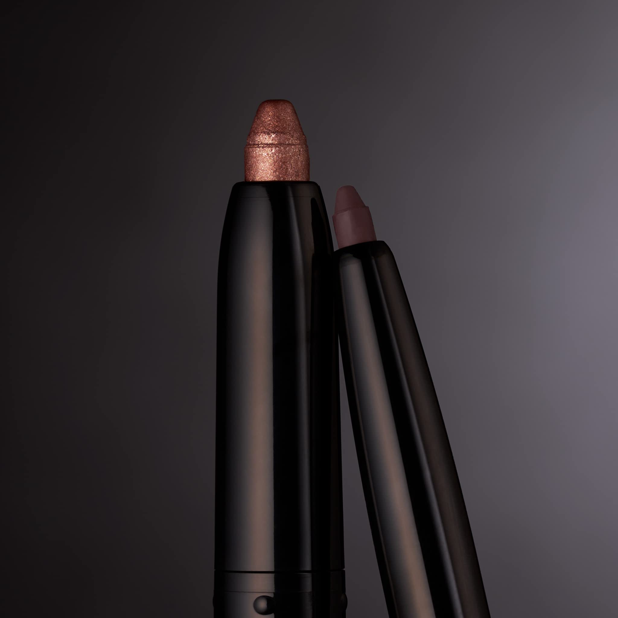 LAURA GELLER product on vanity styled with brushes showing everyday use