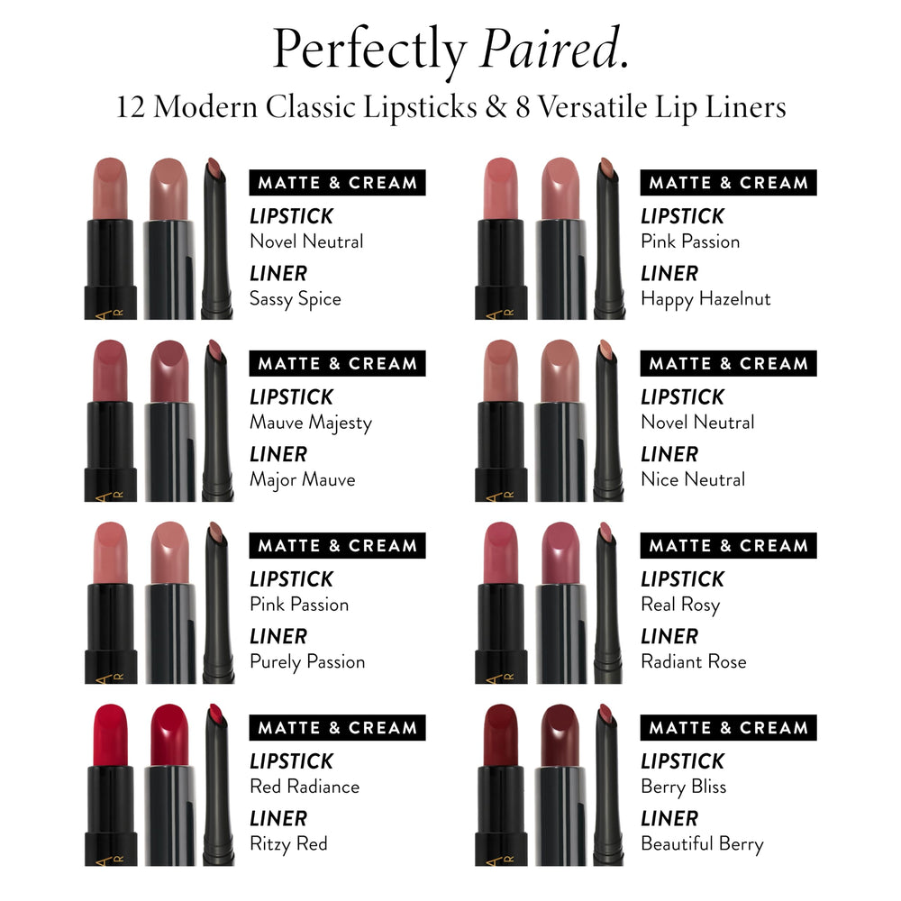 LAURA GELLER lip liner inside a purse ready for touch-ups demonstrating portability