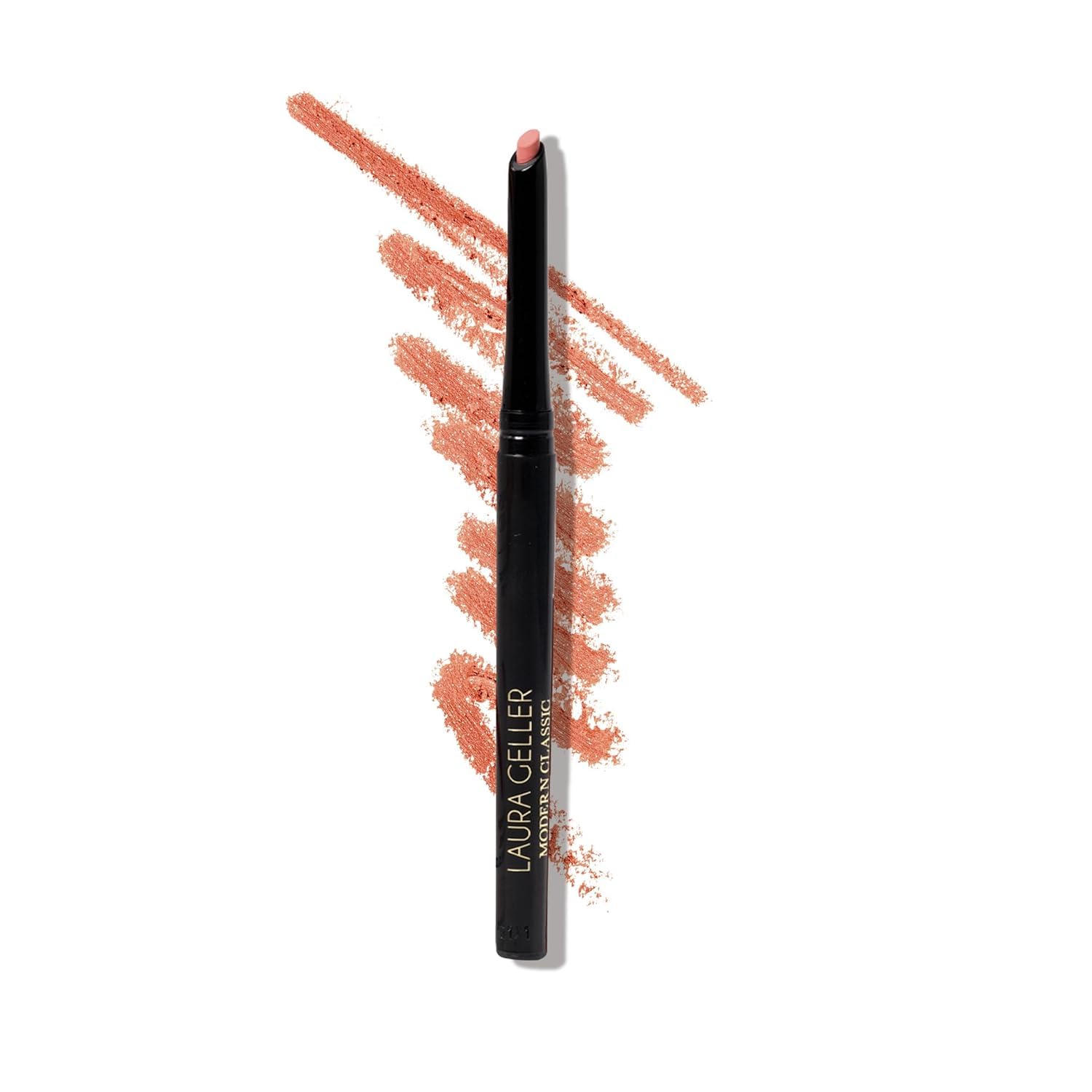 LAURA GELLER front packaging showing sleek lip liner and shade name for easy shelf choice