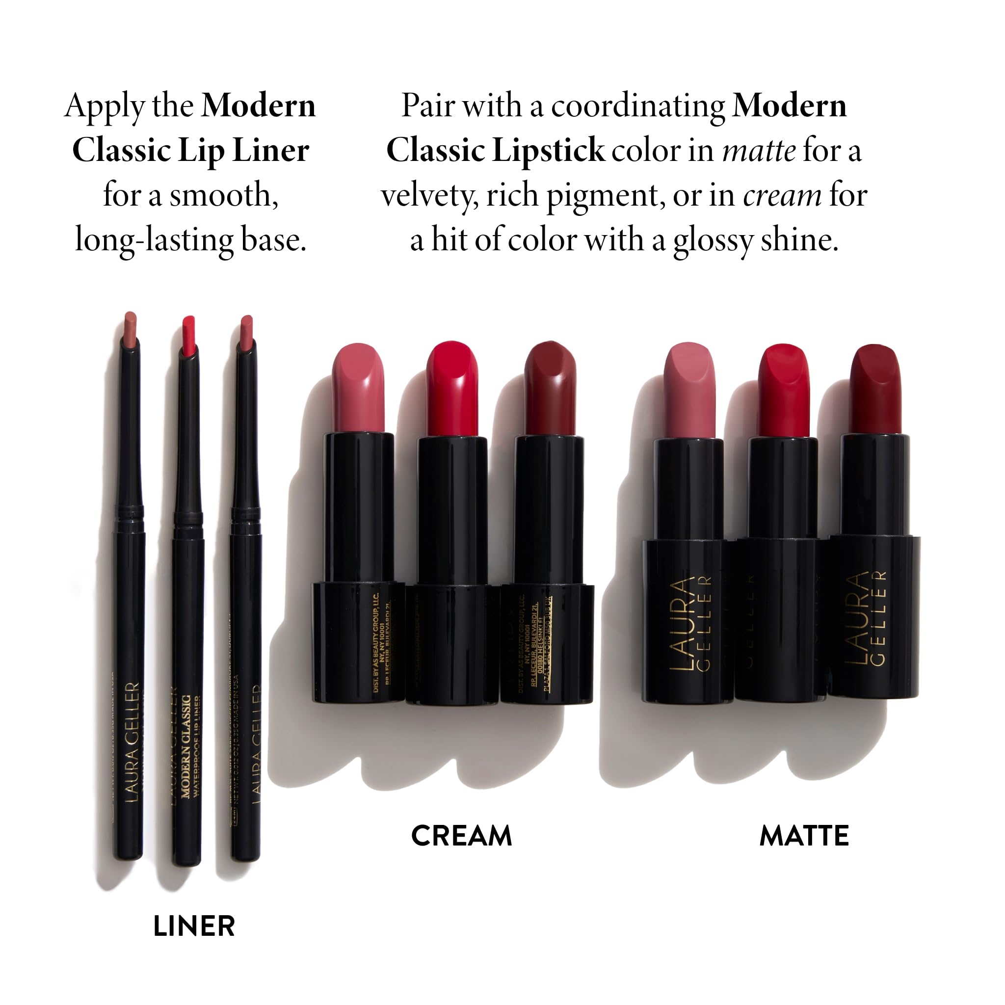 LAURA GELLER NEW YORK packaging label detail highlights ingredient-free benefits for sensitive users
