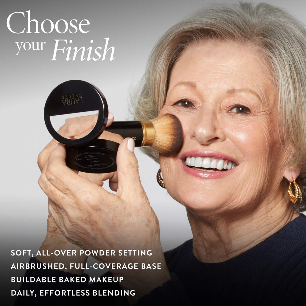 LAURA GELLER NEW YORK brush bristles texture detail demonstrating smooth blending