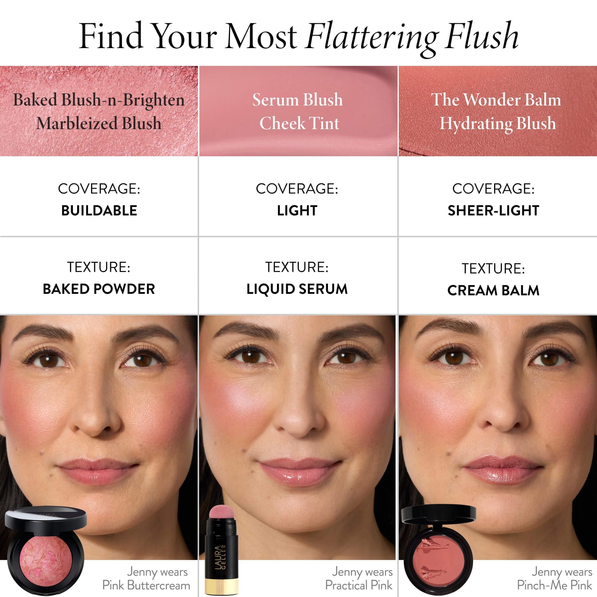 LAURA GELLER lifestyle scene on vanity during morning routine suggesting everyday use