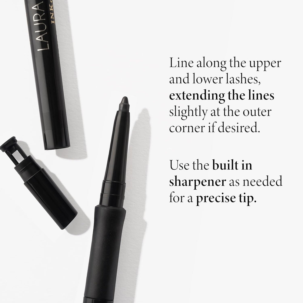 LAURA GELLER texture swatch of Smoky Night showing creamy pigment and intense payoff benefit