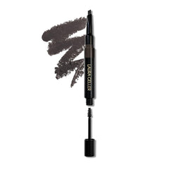 LAURA GELLER front packaging showing compact dual-ended brow tool benefits