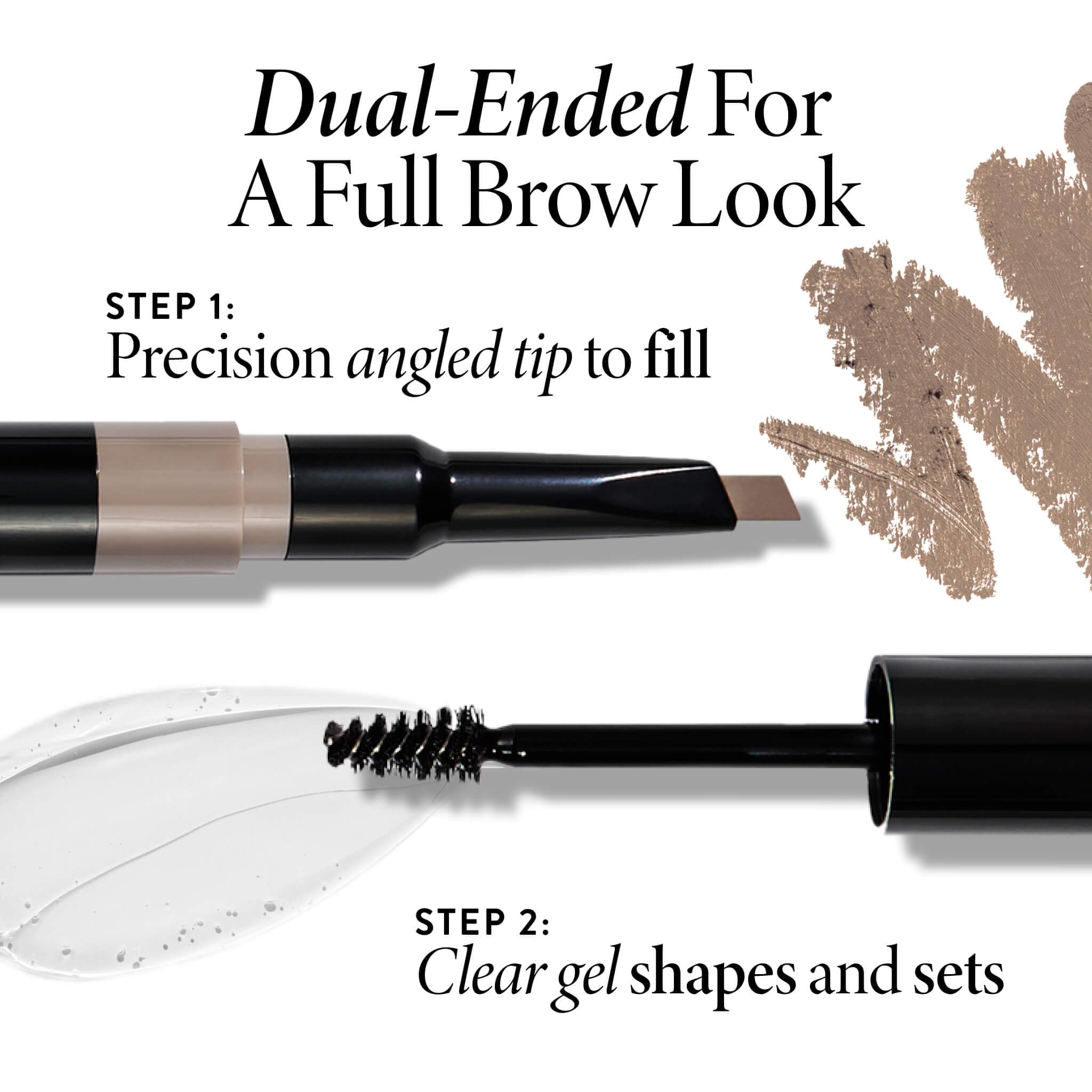 LAURA GELLER texture stroke swatch demonstrating soft-black pigment control