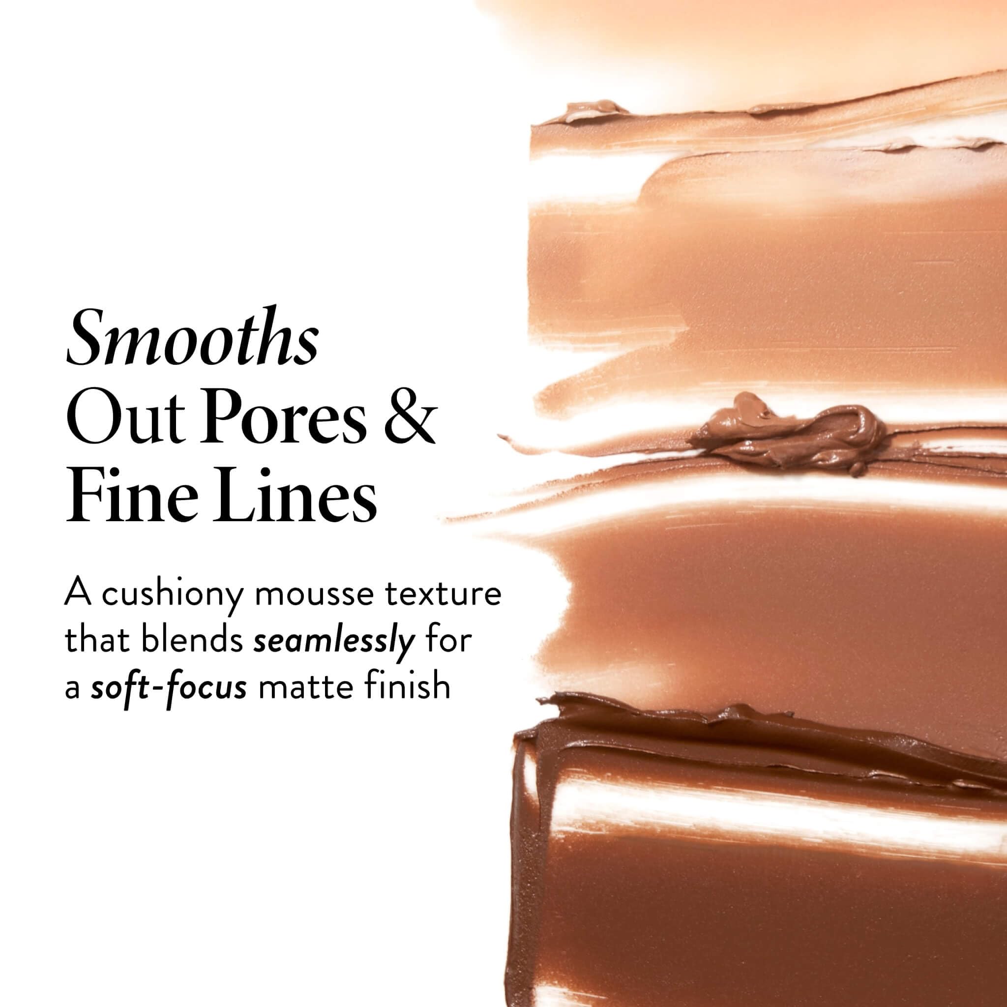 LAURA GELLER NEW YORK applying mousse with brush for seamless finish