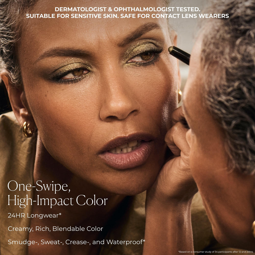 Laura Mercier blended eye look with Amethyst adding dimensional color