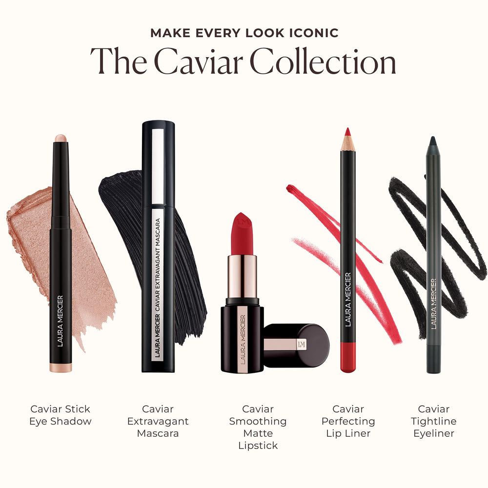 Laura Mercier hand holding stick for scale and travel-friendly size