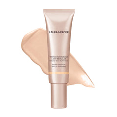 Laura Mercier front packaging showing tube and name with SPF benefit
