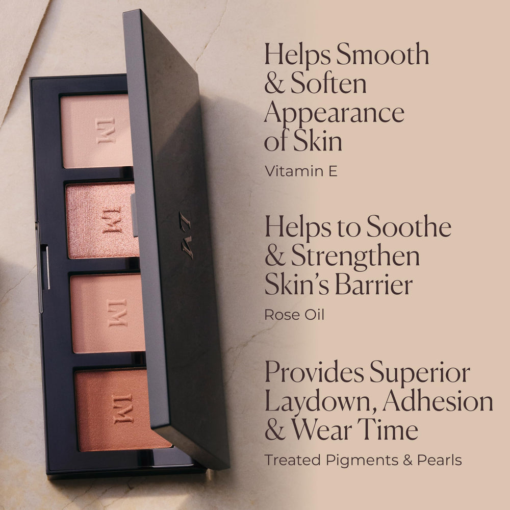 Laura Mercier ingredient label and panel emphasizing ophthalmologist-tested formula