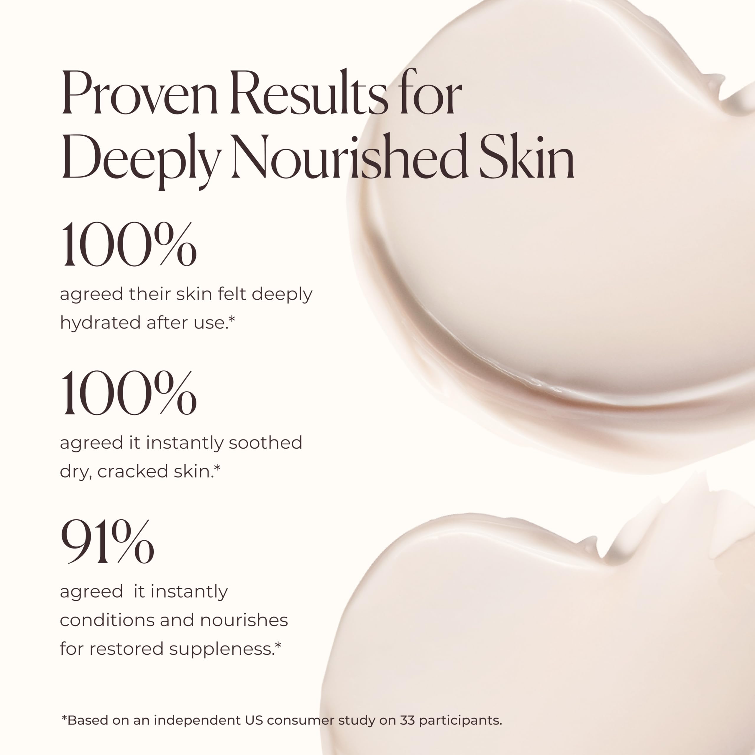 Laura Mercier open jar with visible creamy formula highlighting nourishing ingredients and richness
