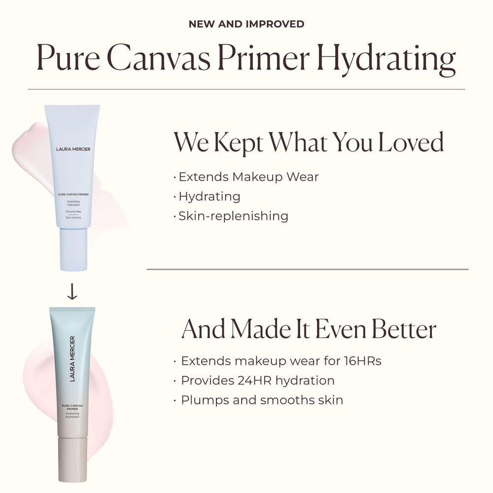 Laura Mercier primer open cap top view revealing product dispensing tip