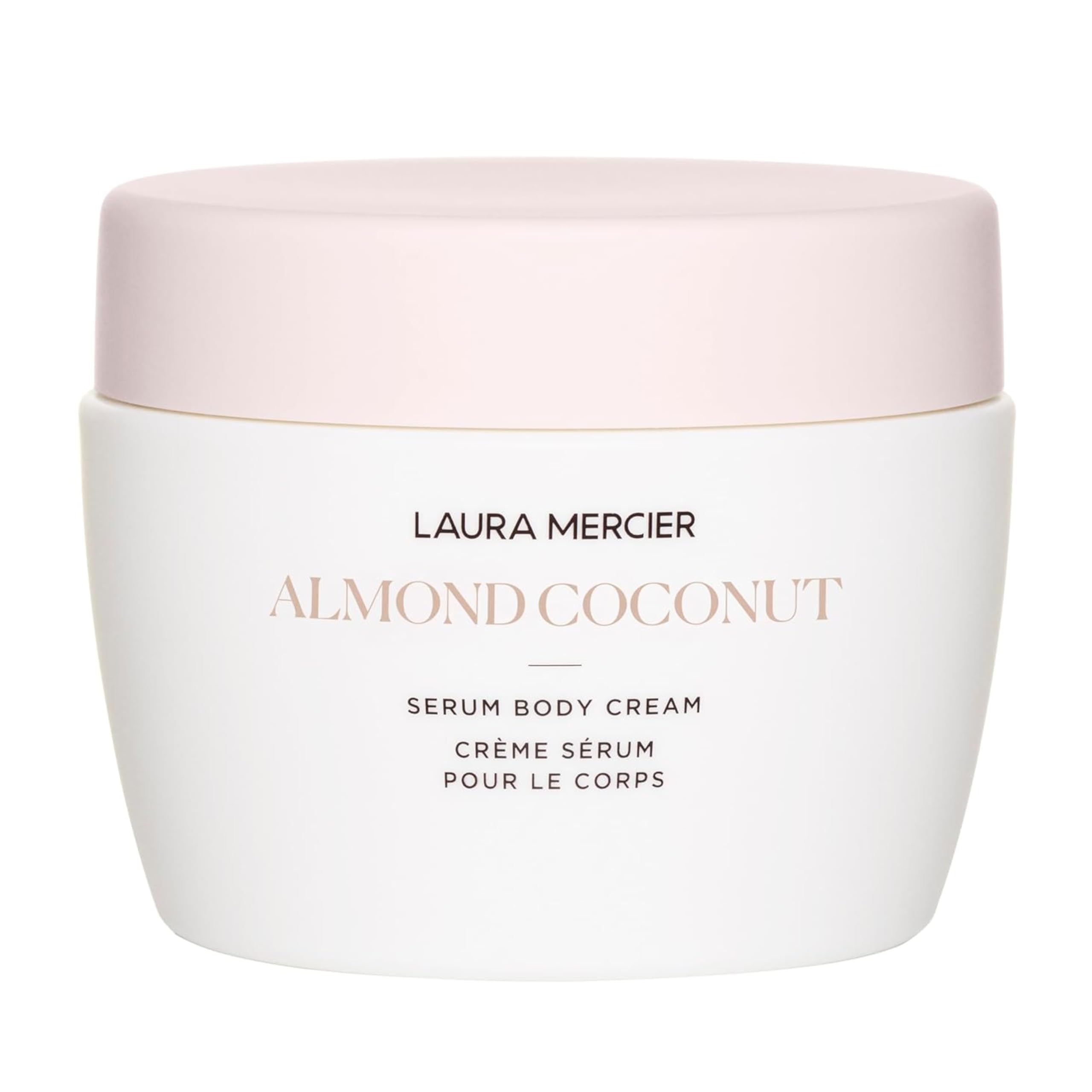 Laura Mercier front packaging showing jar and product name for clear identification and premium appeal