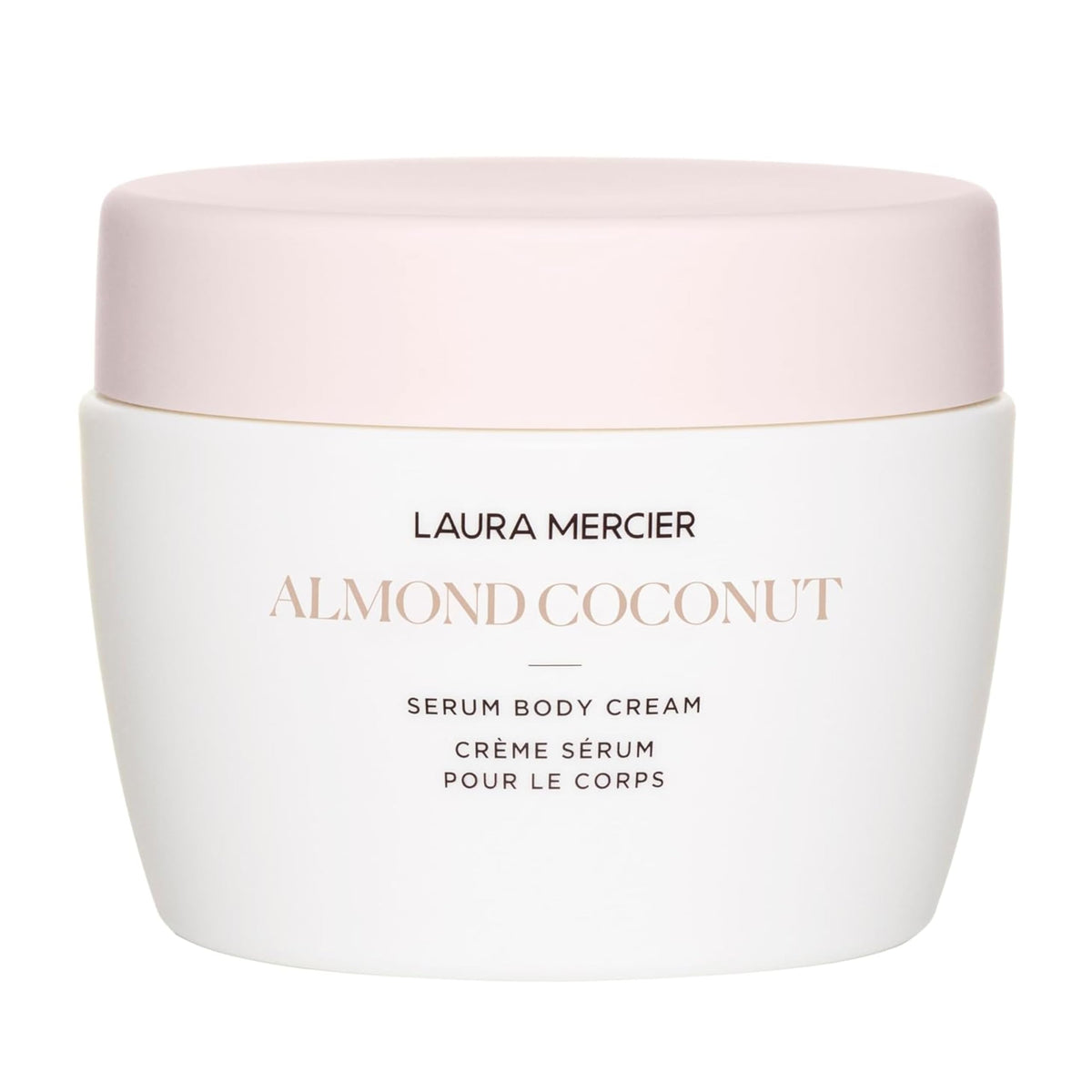 Laura Mercier front packaging showing jar and product name for clear identification and premium appeal