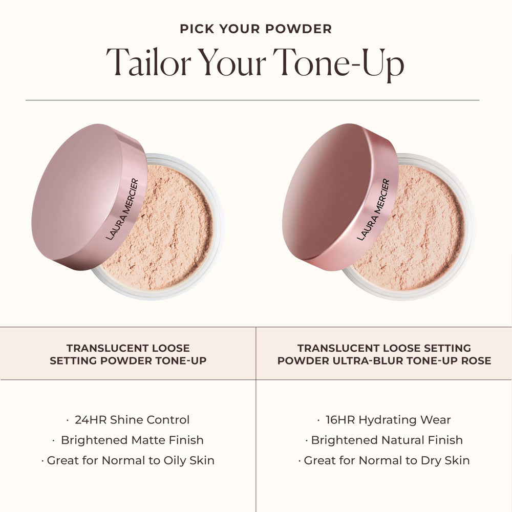 Laura Mercier shade swatch rose on skin showing natural color-correcting benefit