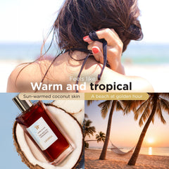 Lavanila coconut oil texture highlighting moisturizing benefit for skin