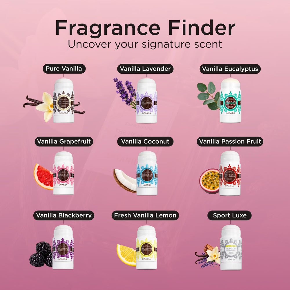Lavanila deodorant inside gym bag demonstrating on-the-go freshness