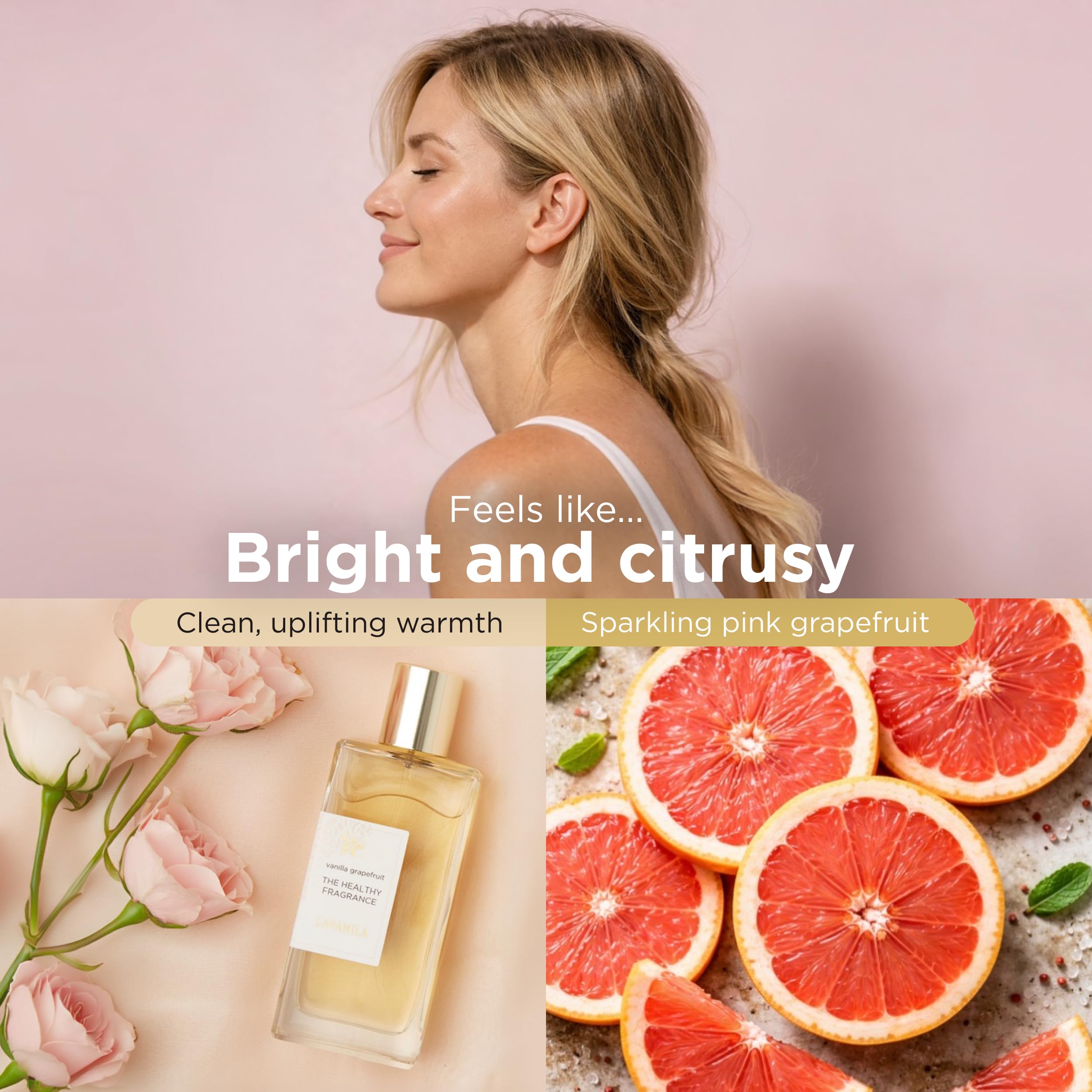 Side label close-up revealing ingredients list and botanical formula benefit