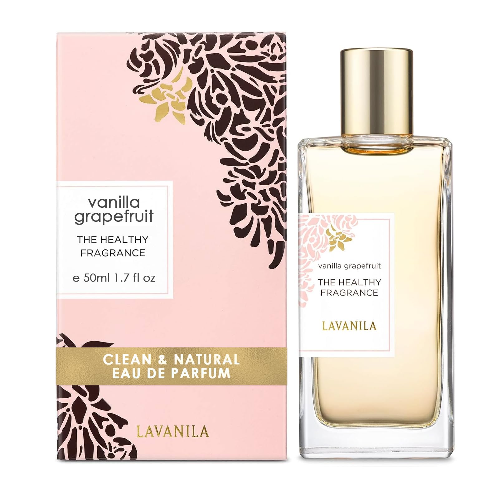 Travel pouch styling showing Lavanila perfume portability for on-the-go freshness benefit