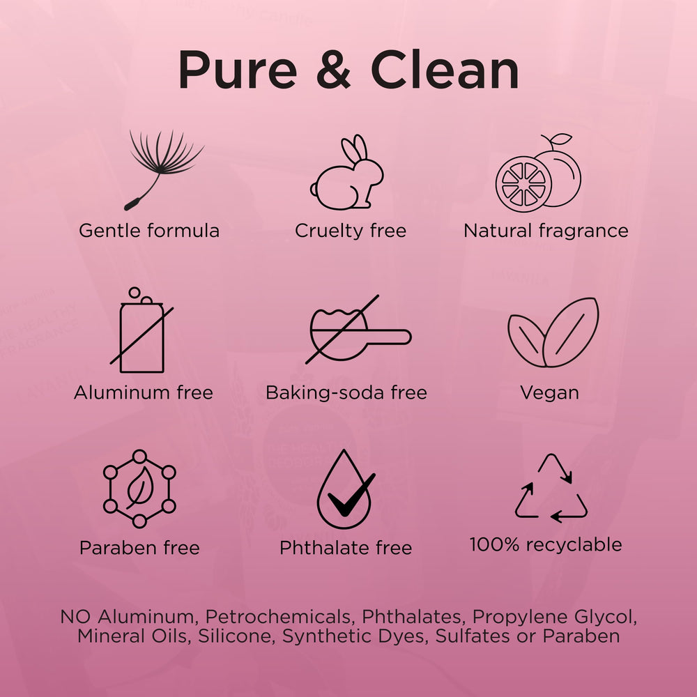 Lavanila label detail showing vanilla lavender scent and ingredient callouts