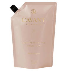 L'AVANT Collective front packaging showing refill bottle and elegant label, communicates premium quality
