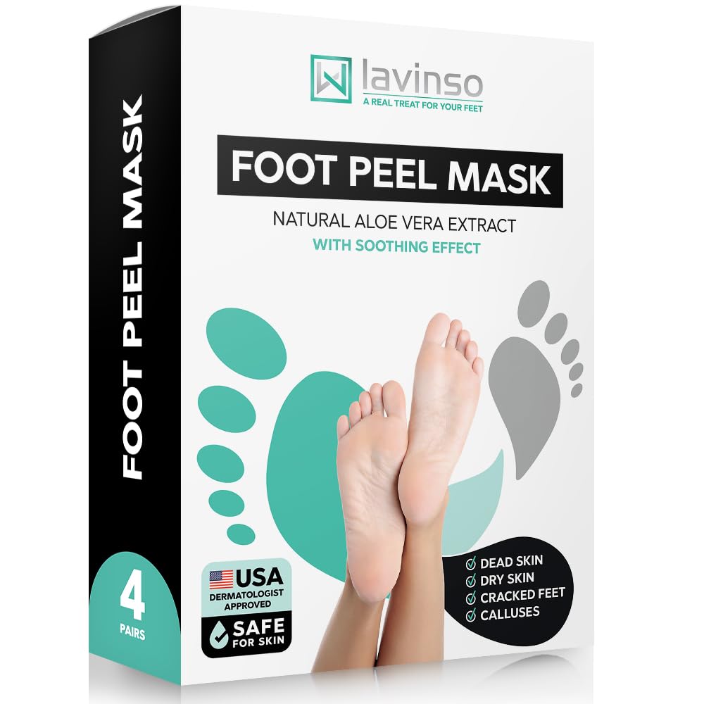 lavinso front packaging showing product box and booties, clear presentation and ease