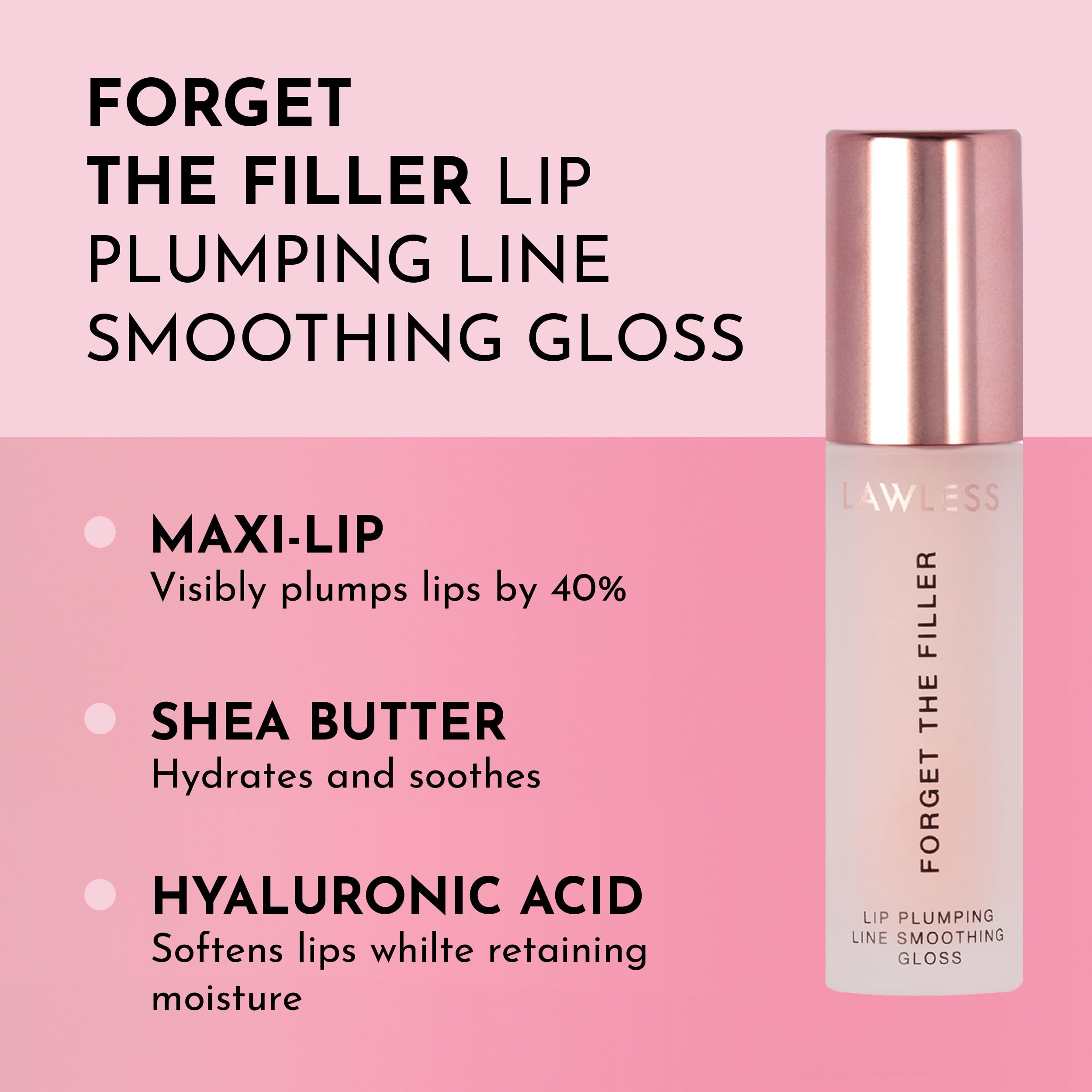 LAWLESS applicator close-up showing plush tip and easy smooth application benefit comfort