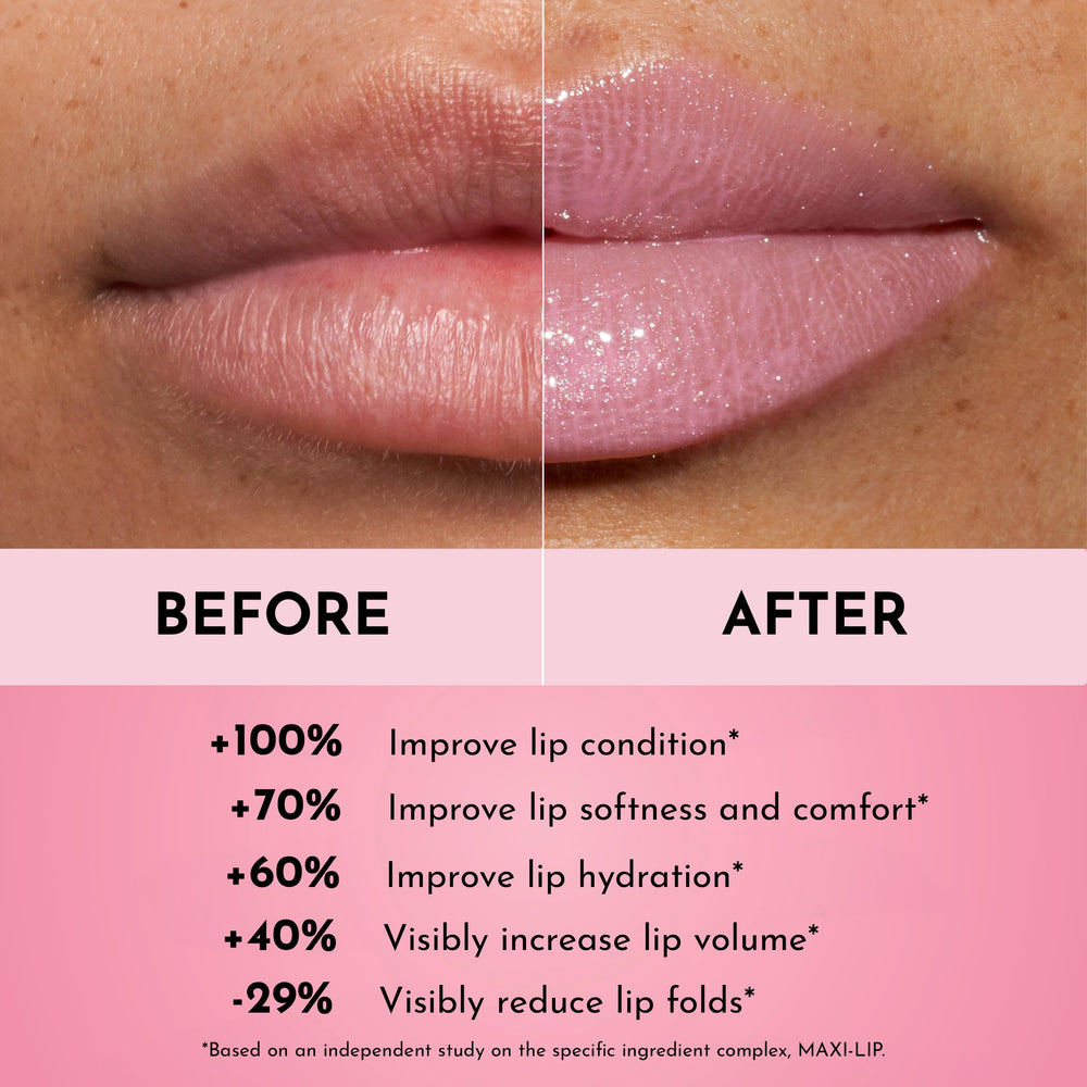 LAWLESS Daisy Girl on model in daylight demonstrating instant plumping and shine benefit