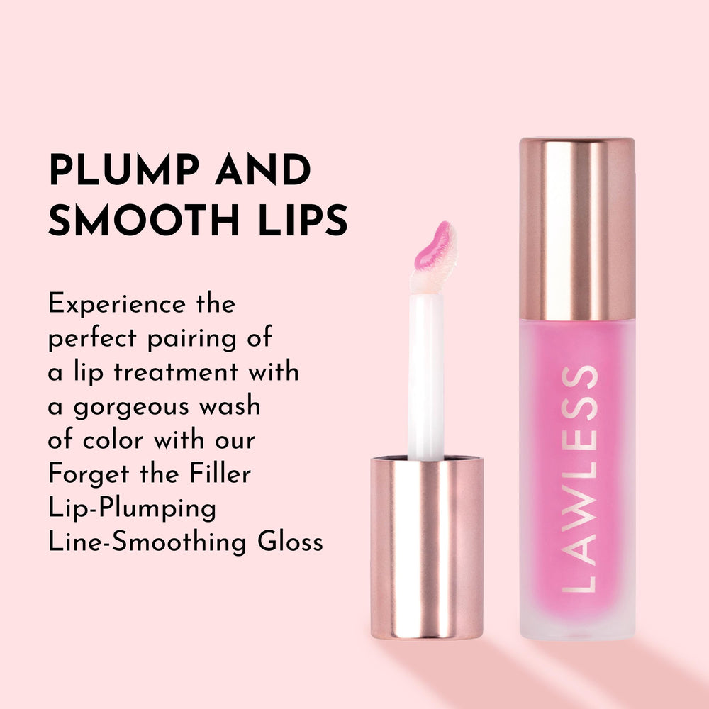 Lawless gloss in beauty bag lifestyle scene for on-the-go hydration