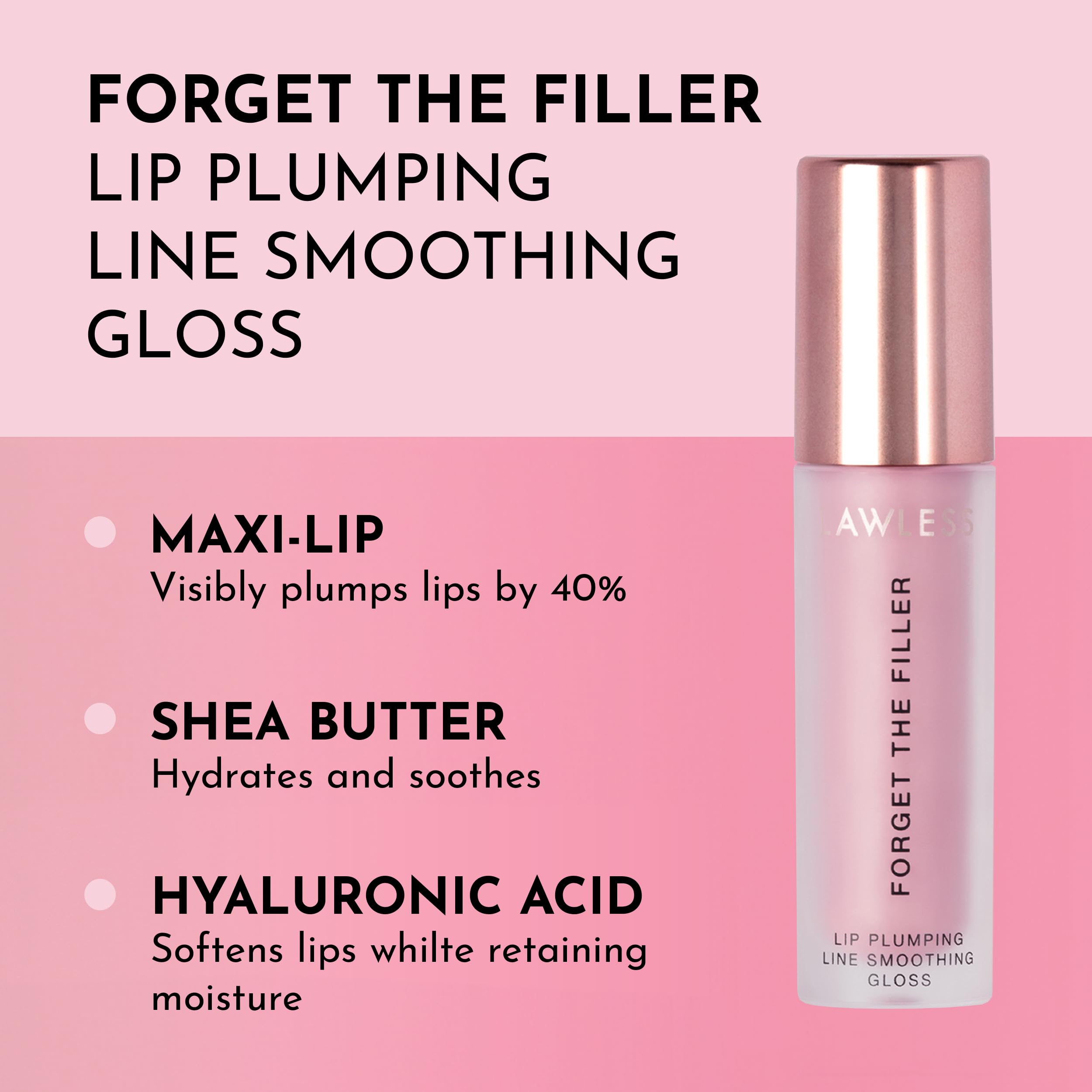LAWLESS plush applicator close-up displaying soft tip for comfortable, precise application