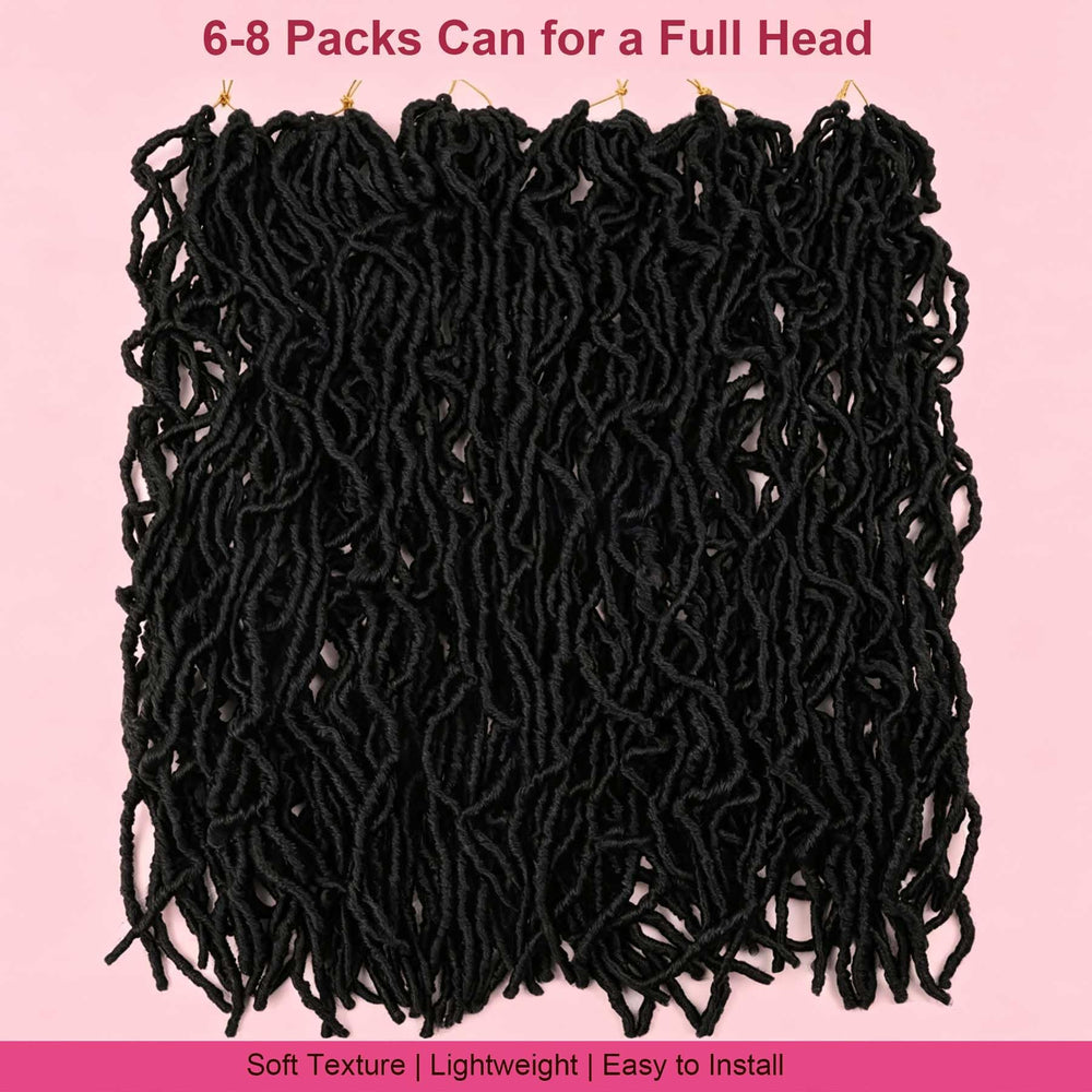 Layashow six-pack bundles unboxed showing 72 strands for full-head installs