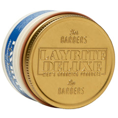 Layrite Natural Matte Cream being applied in hand for easy, even distribution