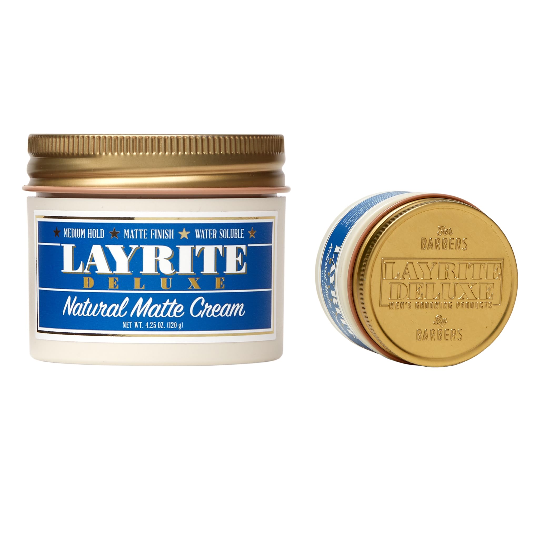 Layrite in-hand application showing easy rub-in and touch-up benefit