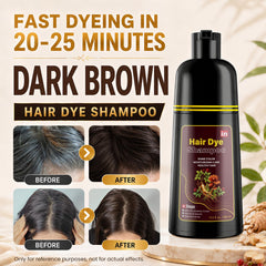 Lazibudgha brown shampoo foam texture demonstrating rich lather for even color benefit