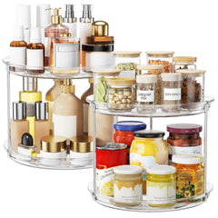 LazySpin front view showing compact 9-inch organizer and visibility benefit