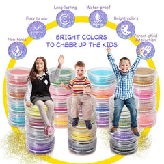 LCDGTJ glitters close-up displaying vibrant colors for bold results