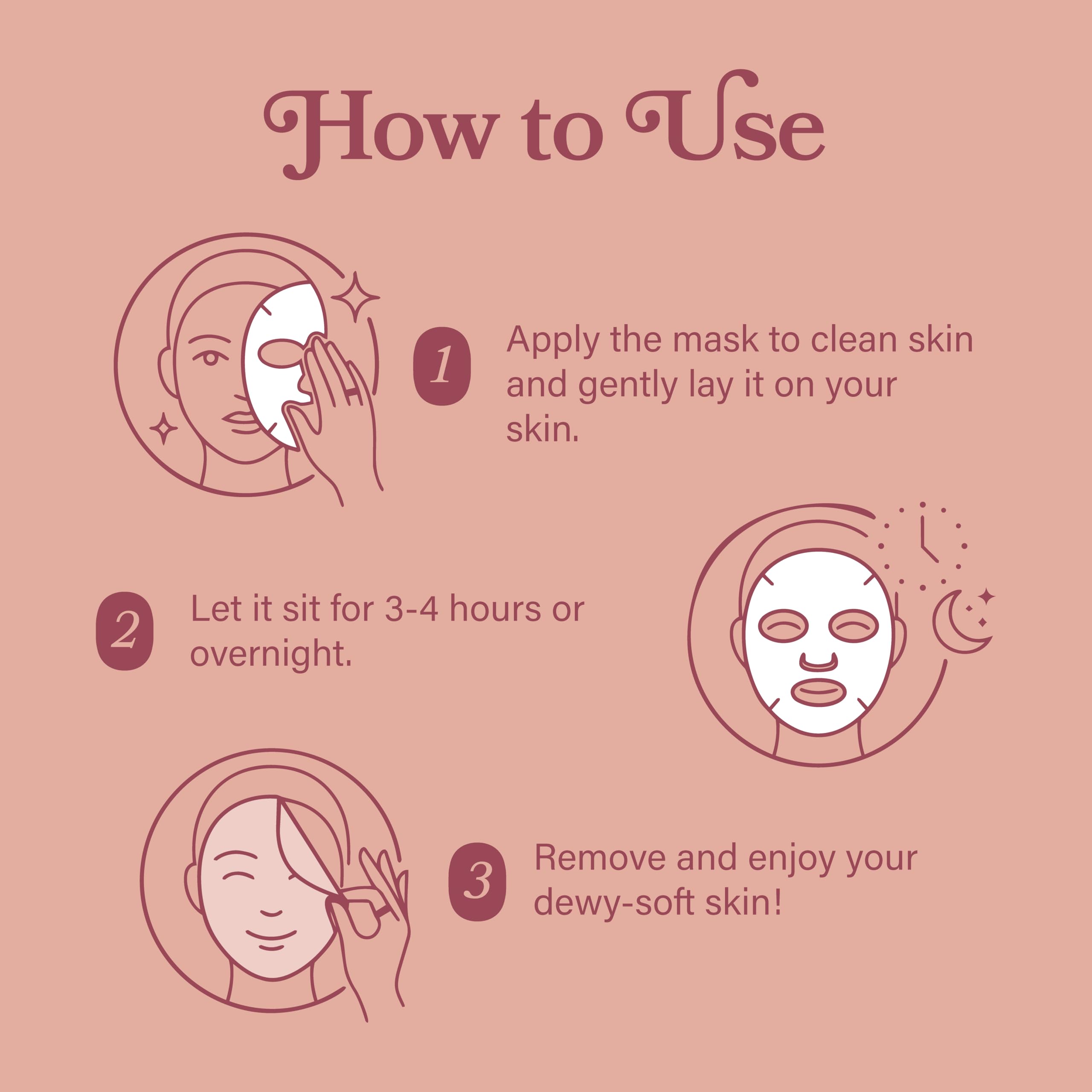 LE GUSHE mask next to hand for size comparison and coverage clarity