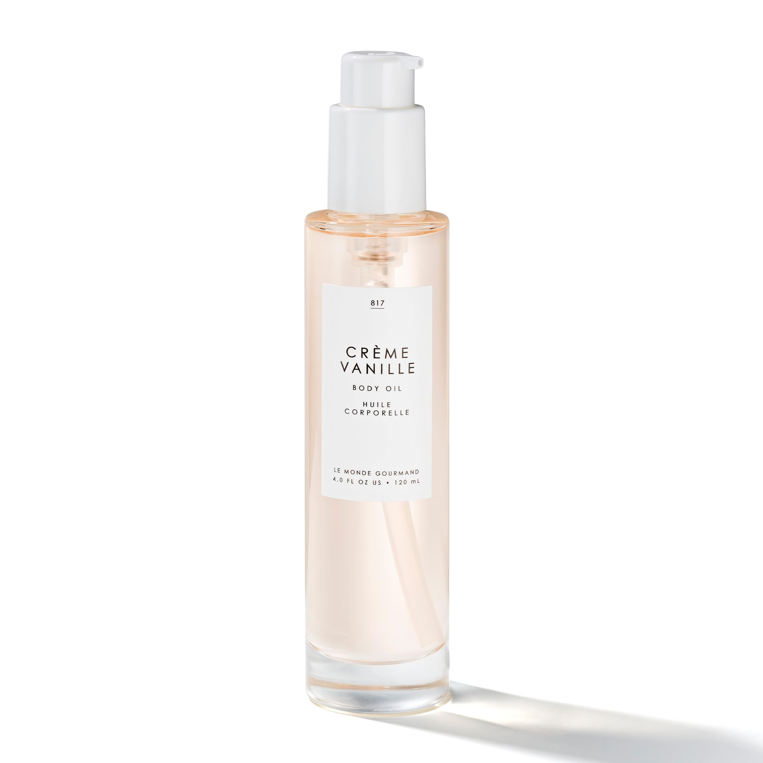 Le Monde Gourmand front bottle showing elegant label and creamy vanilla scent