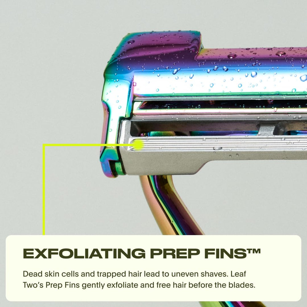 Leaf Shave magnetic blade loading demo illustrating safe, easy blade changes