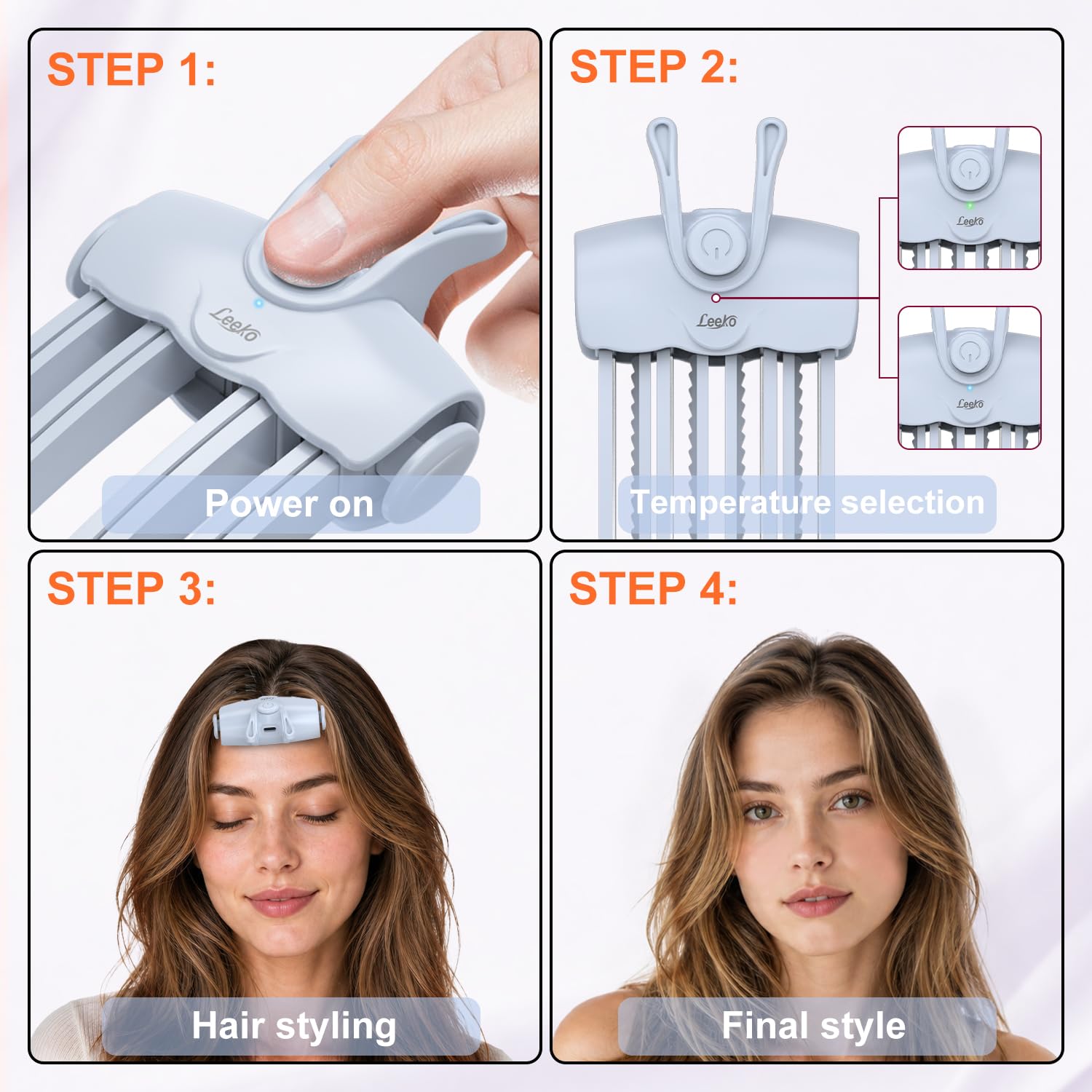 Leeko charging port and indicator demonstrating pass-through charging convenience