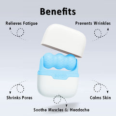 Leeshine close-up of roller texture highlighting smooth cooling surface for comfort