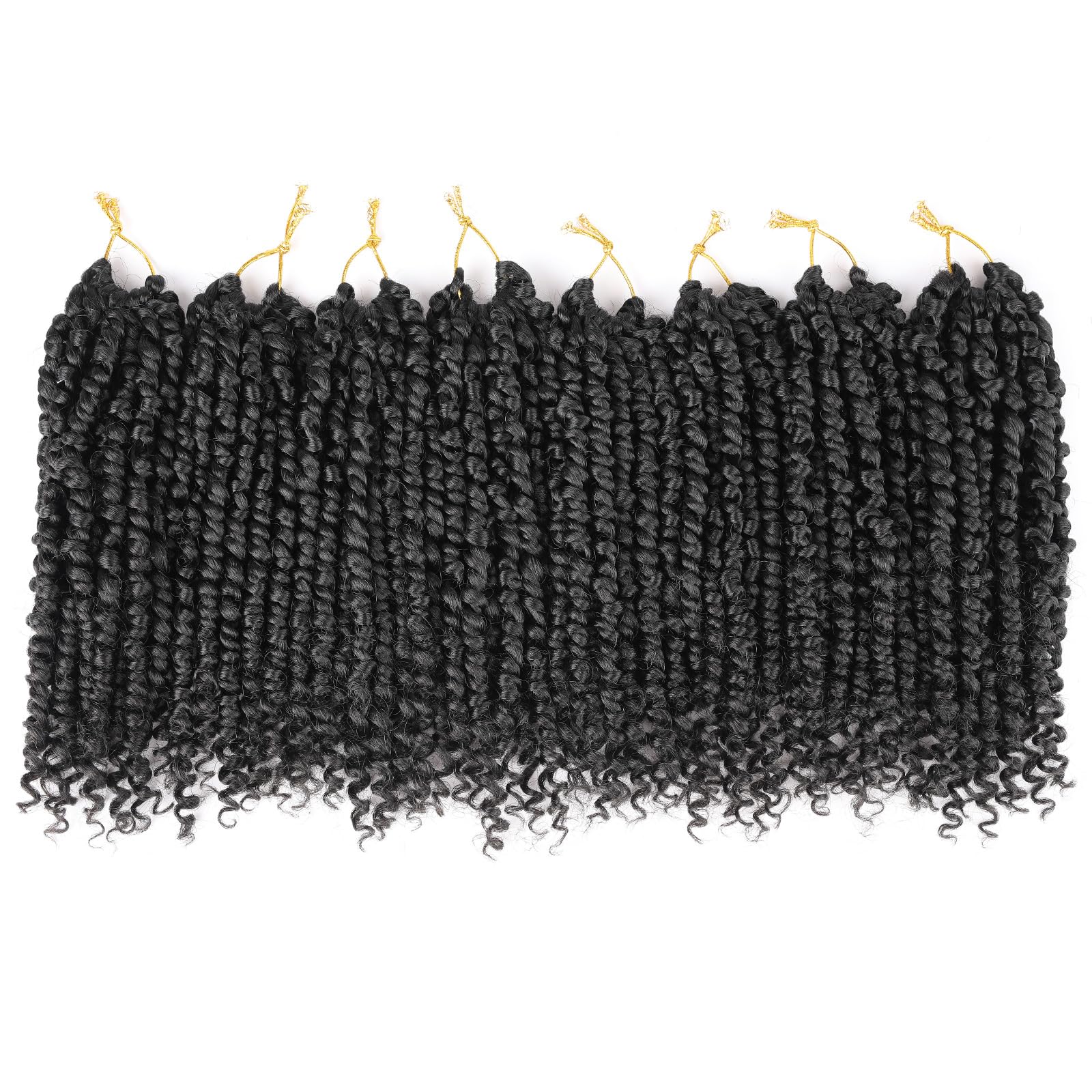 Leeven close-up of soft synthetic texture and curled ends showing natural finish