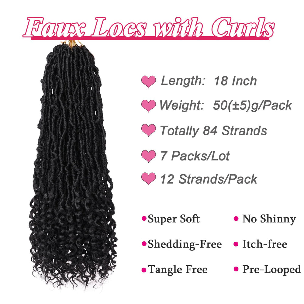 Leeven close-up of soft synthetic texture and curly ends for natural look