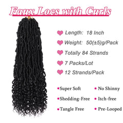 Leeven close-up of soft synthetic texture and curly ends for natural look