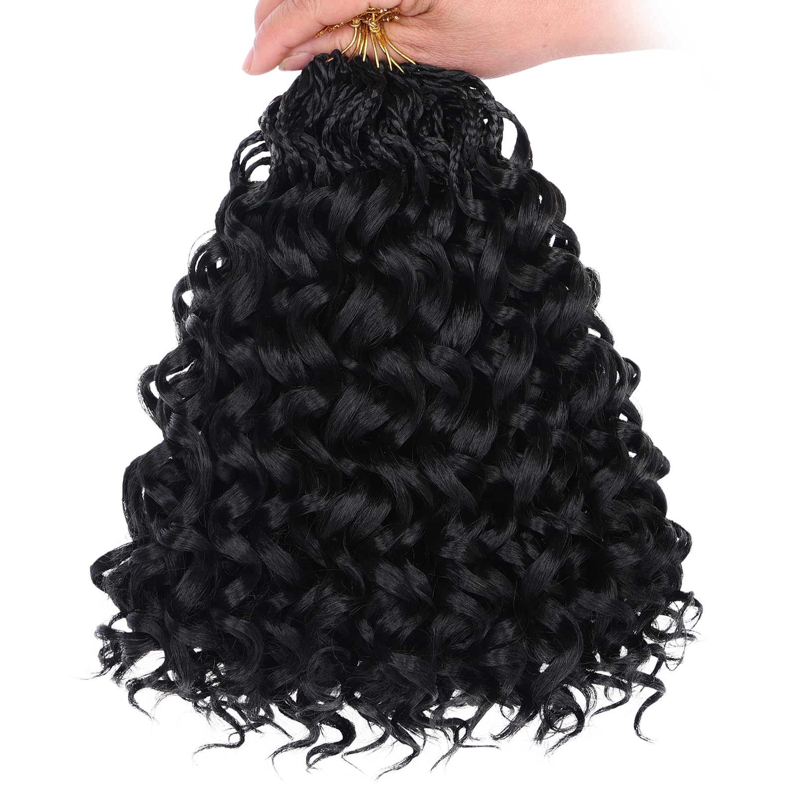 Leeven close-up of black ocean wave texture demonstrating soft natural curl