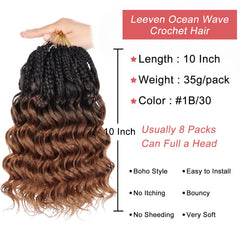 Leeven on model demonstrating short ocean braids, lightweight comfortable wear