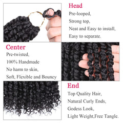 Leeven strands in hand showing scale and lightweight feel for quick styling