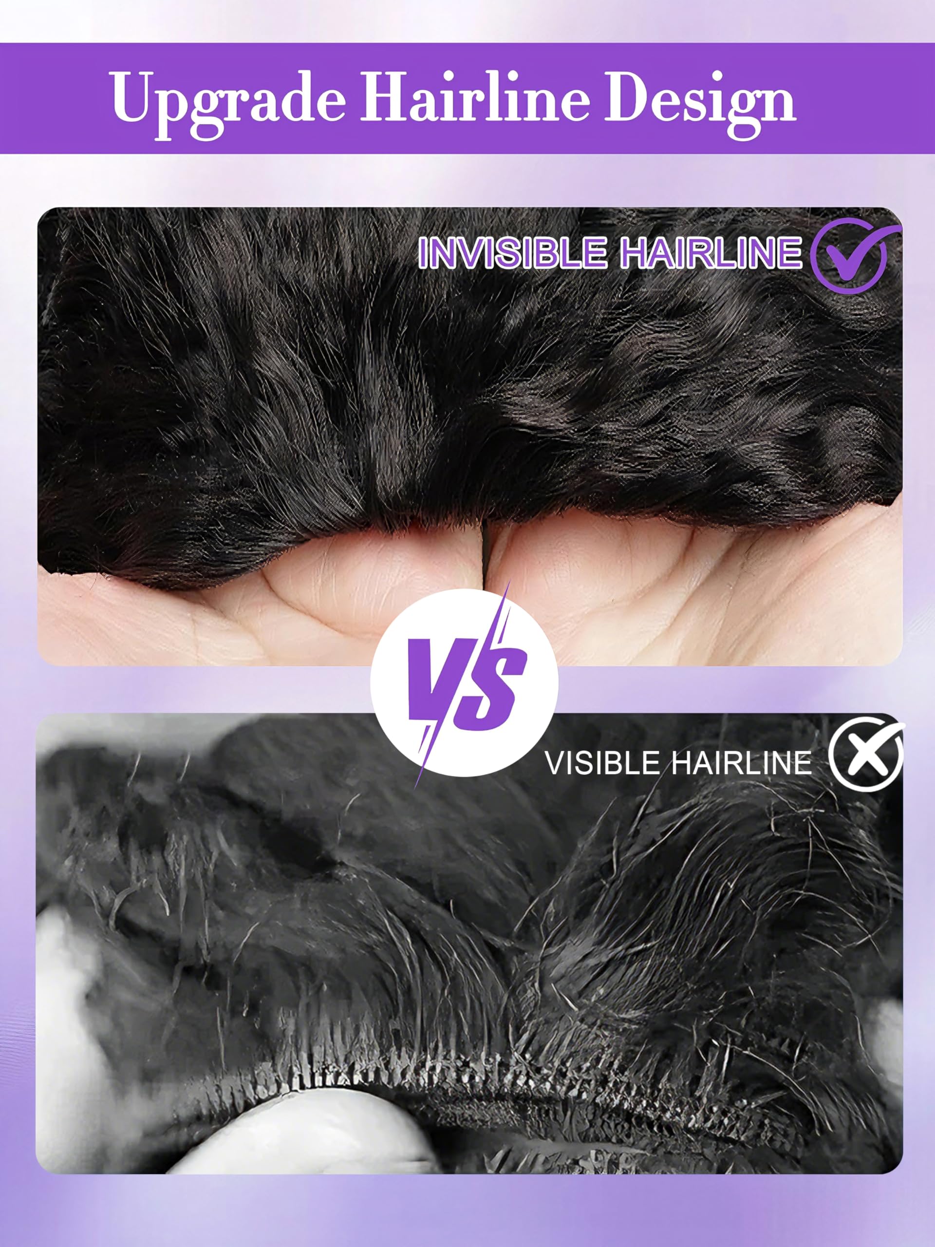 Legendhair length comparison on model showing 18-inch scale