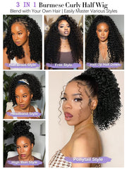 Legendhair side profile on mannequin showing 18-inch curl fall